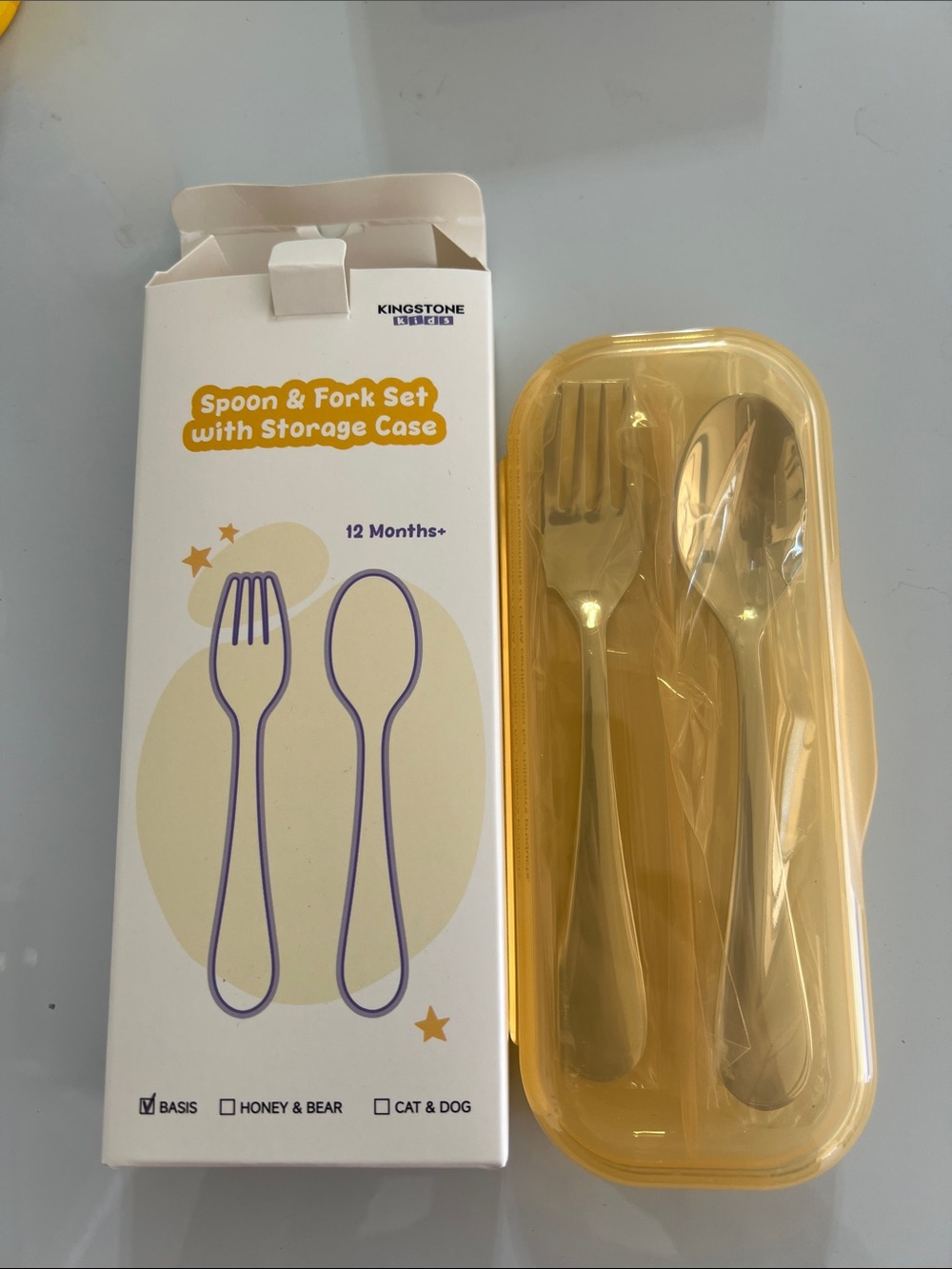 Kingston Toddler Knife and Spoon Cutlery Set with Case (New)